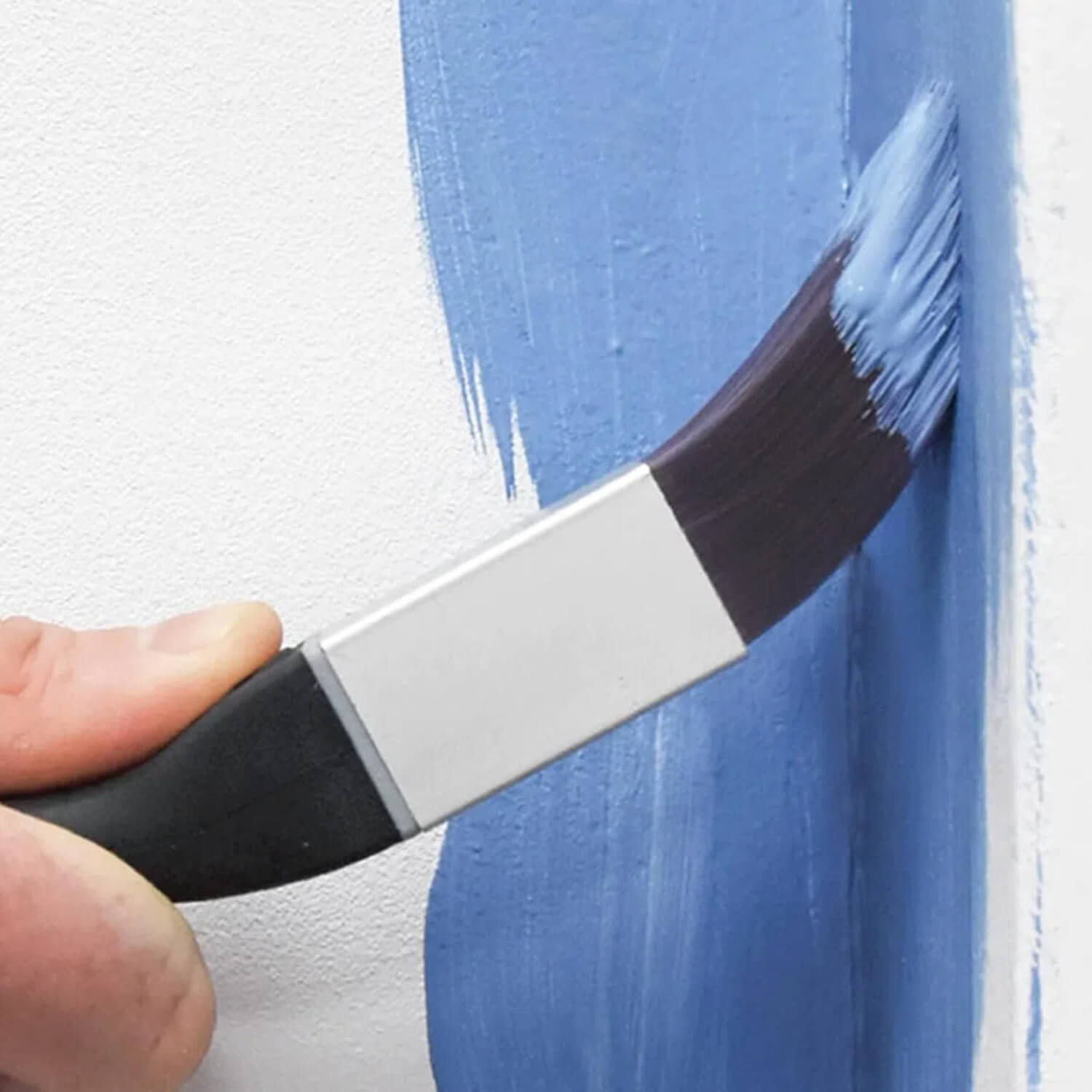 ROLLINGDOG square trim brush painting clean lines along wall edges