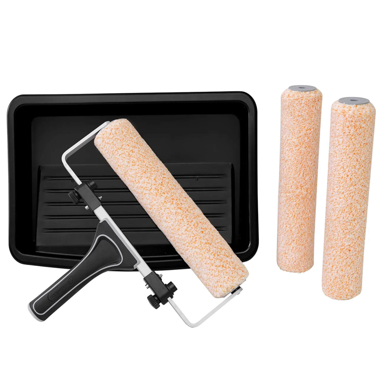 ROLLINGDOG 12 inch paint roller kit for smooth wall and ceiling painting