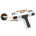 Close-up of adjustable roller frame included in the 18 inch paint roller kit