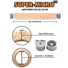 Close-up of microfiber roller cover included in the 18 inch paint roller kit