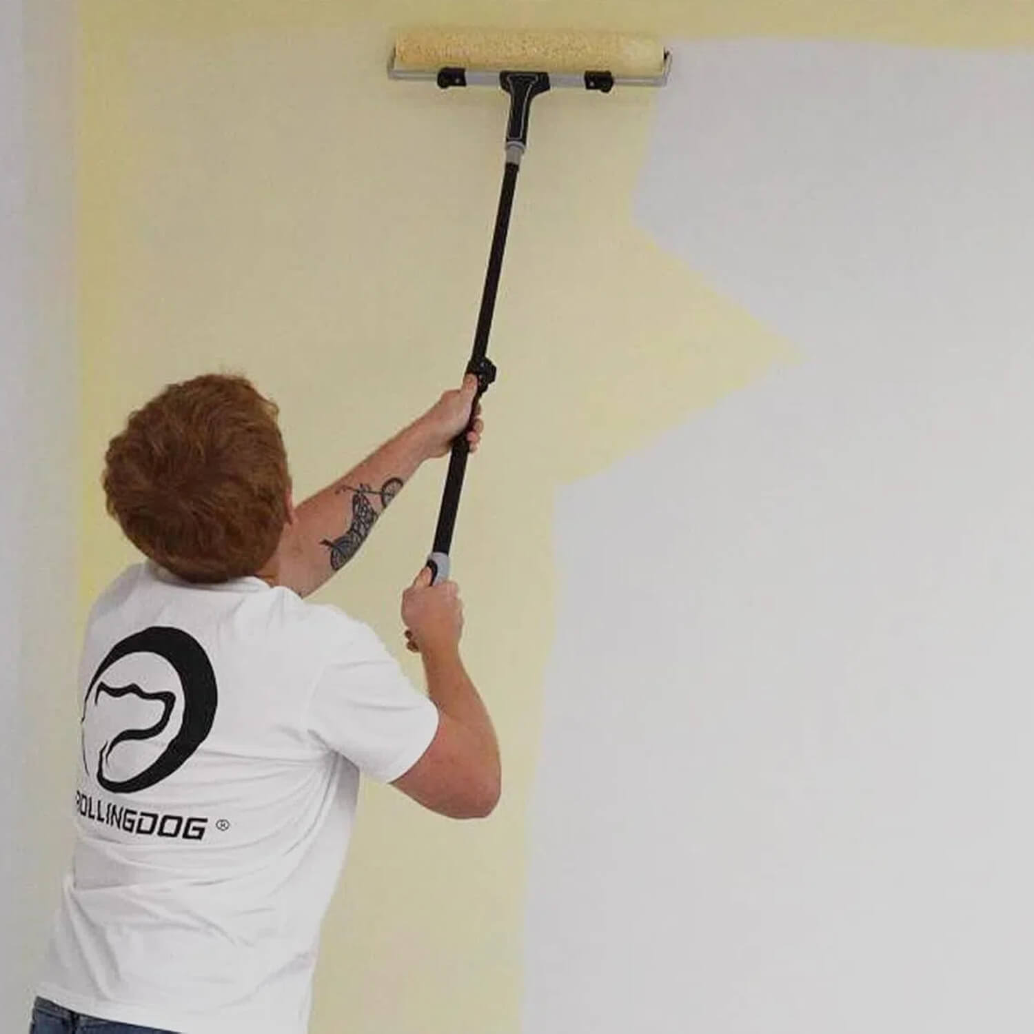 18 inch Paint Roller Kit used with extension pole for tackling big wall and ceiling painting projects