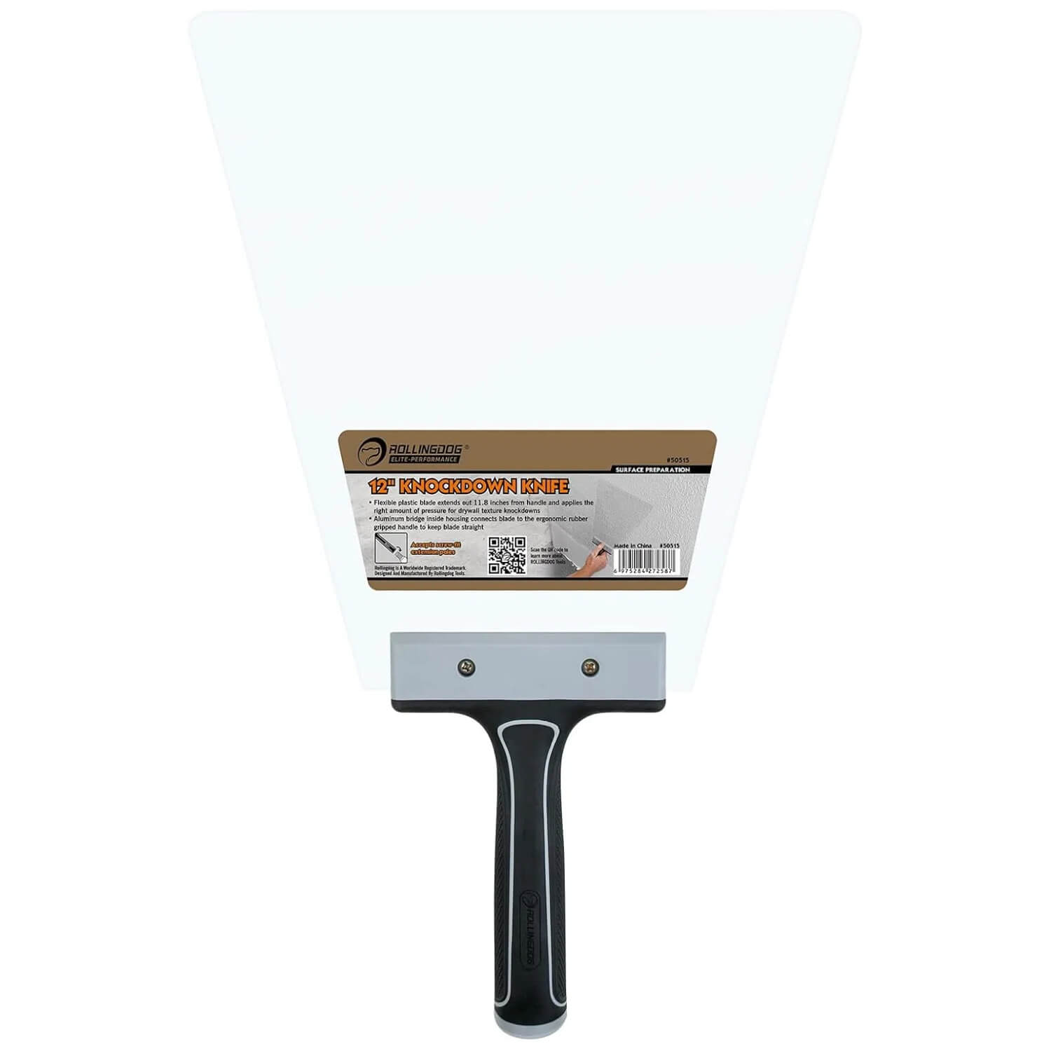 ROLLINGDOG Knockdown Knife for creating smooth and lasting knockdown wall texture